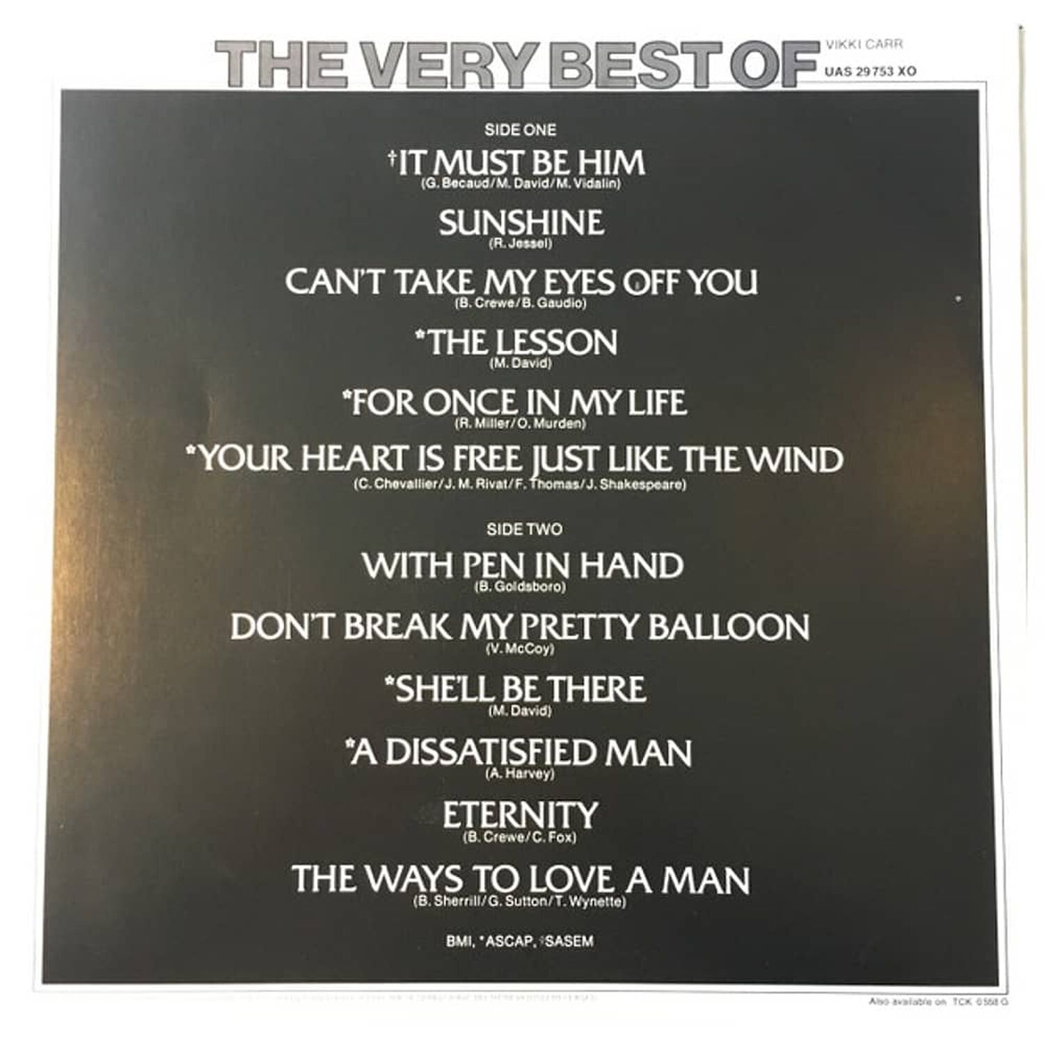 Vikki Carr - The Very Best Of | Vinilo Usado image number 1.0