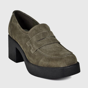 Zapato Cuero Syriana Gris