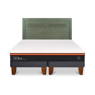 Cama Europea Cic Beecomfort / King / Base Dividida + Respaldo