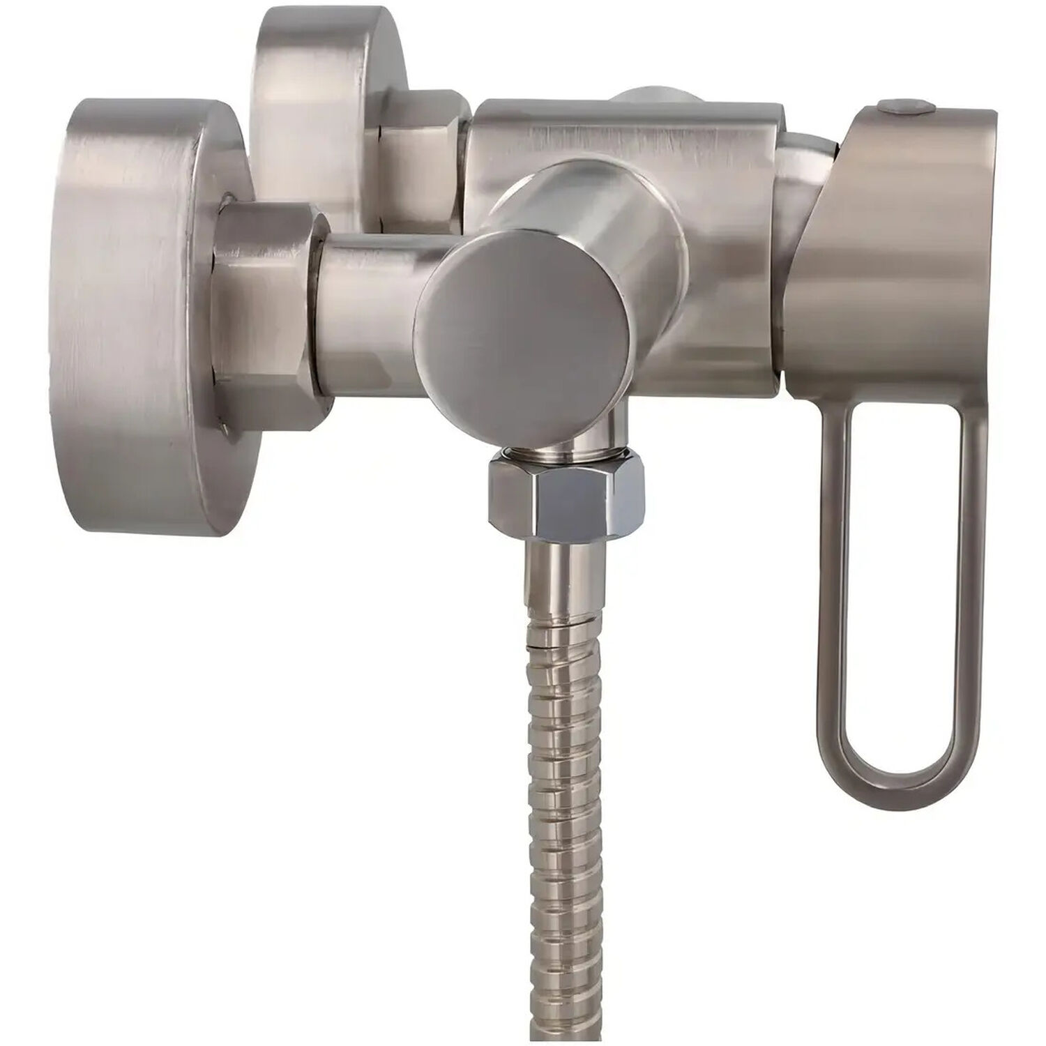Monomando Llave Grifo De Ducha De Acero Inoxidable Modelo Rizzo Marca Stretto image number 2.0