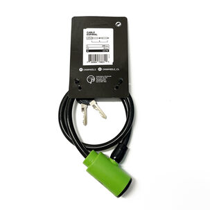 Cadena Espiral Onwheels Con Llave 10x650mm Verde