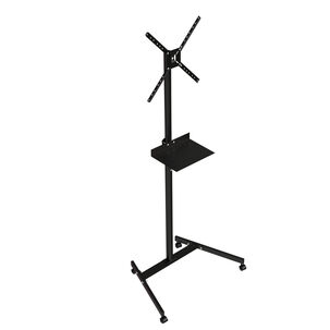 Rack Pedestal Tv 10" A 48" - 25kg - Inclinable C/ruedas Sbrr11 - Brasforma