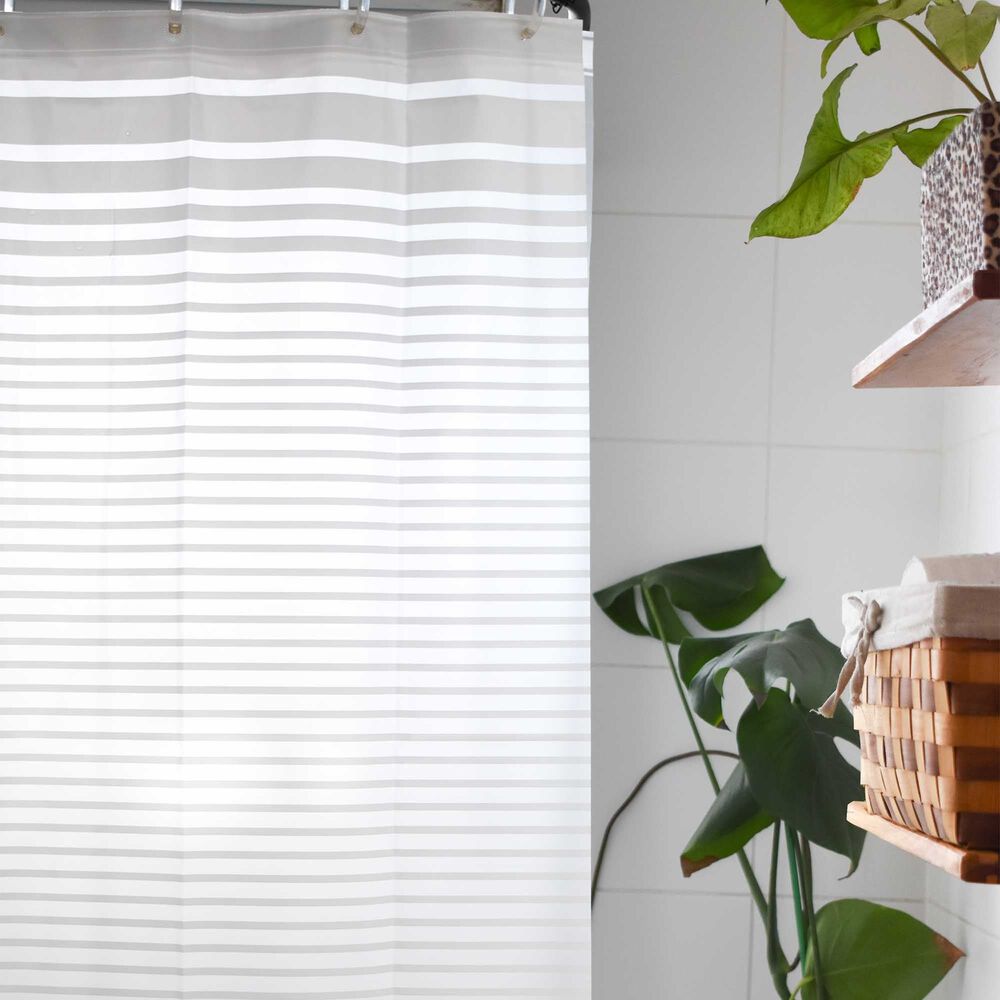 Cortina Ba&ntilde;o Peva Arena Impermeable 180x180 Cms image number 1.0