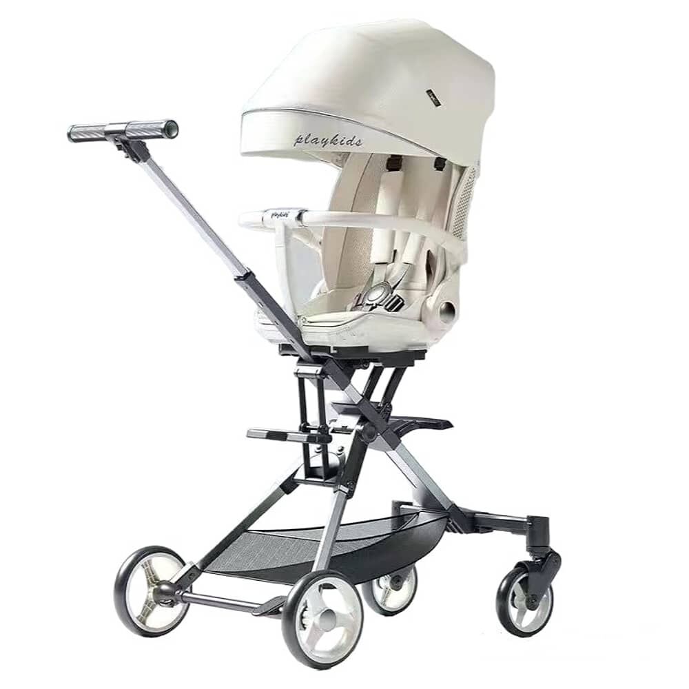 Coche De Paseo 360 Reclinable Playkids Blanco Lubabycas image number 0.0