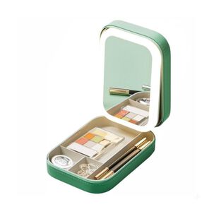 Mini Estuche De Maquillaje Con Luz Led F&aacute;cil Transportar