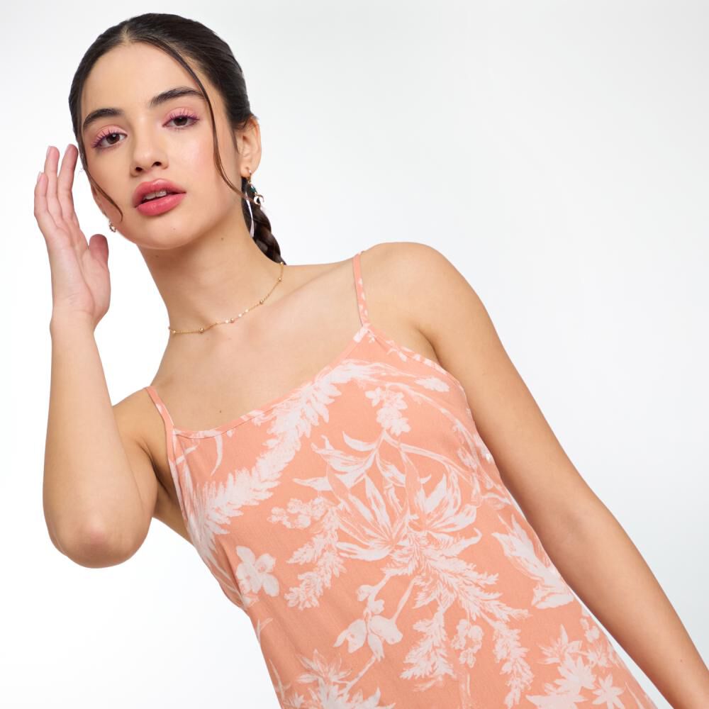 Vestido Corto Sin Mangas Cuello V Mujer Freedom image number 4.0