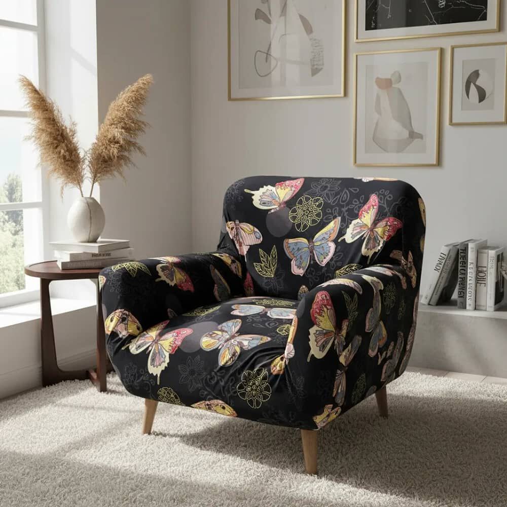 Funda De Sof&aacute; Estampada De 1 Cuerpo image number 0.0