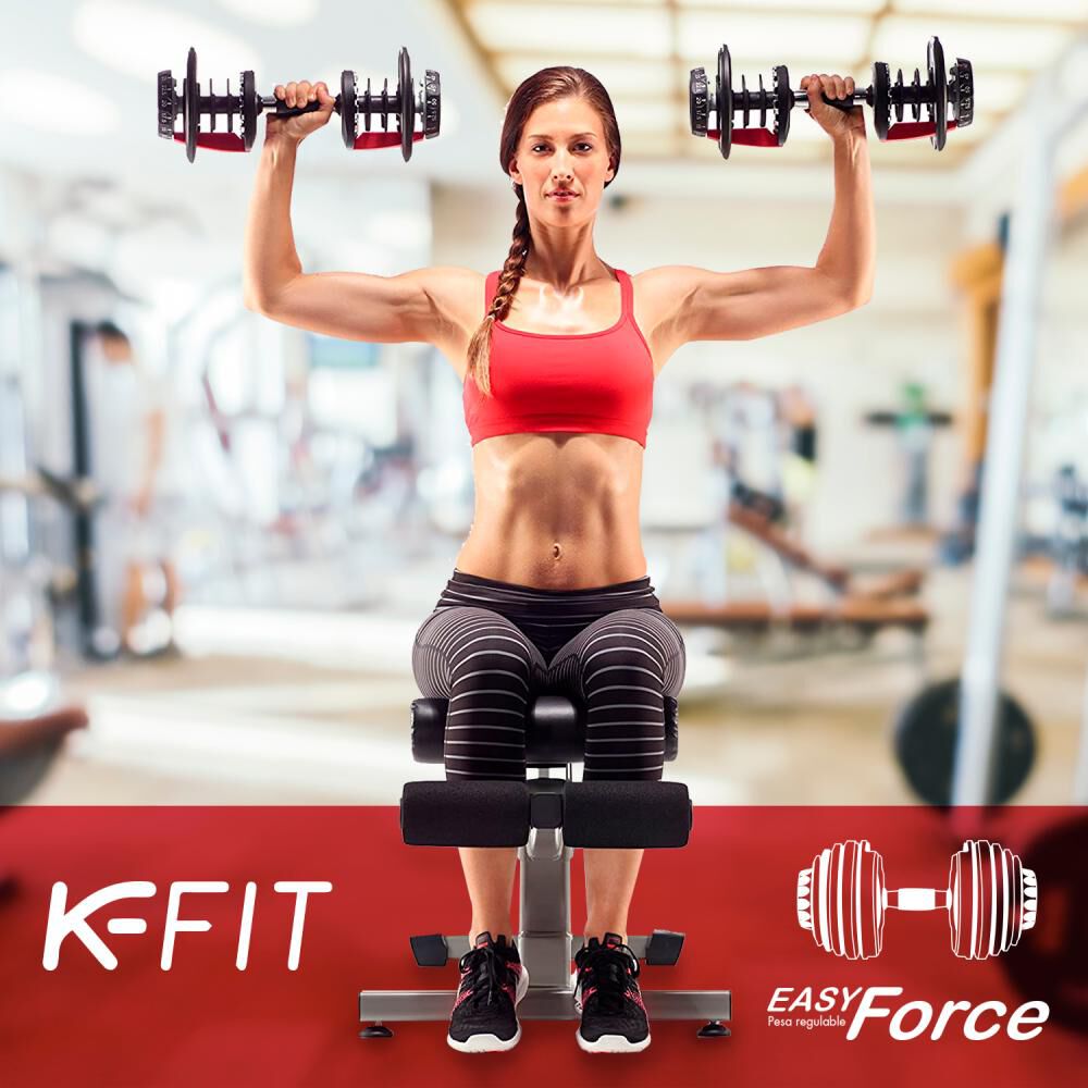 Mancuerna Ajustable Dumbbell K-fit R6013 2.5 A 24KG image number 3.0