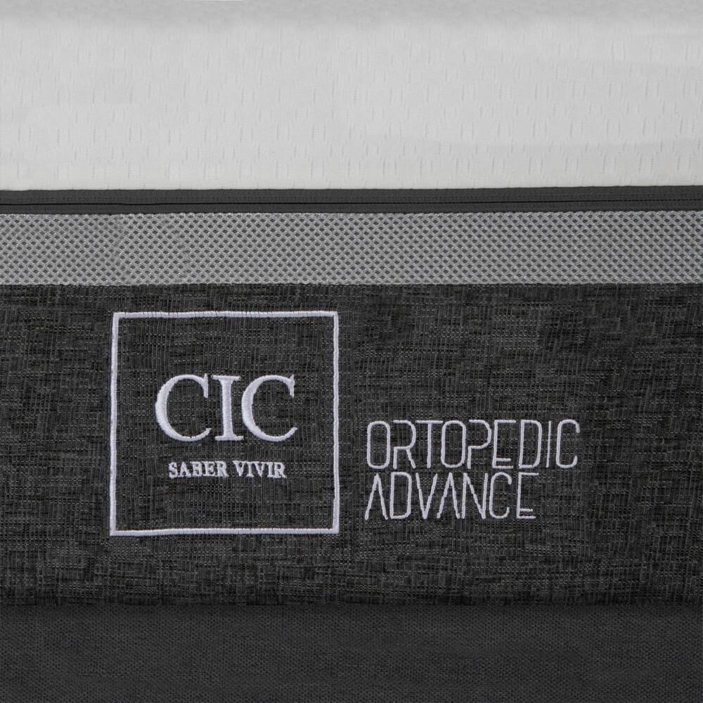 Cama Europea Cic Ortopedic Advance / 2 Plazas / Base Dividida + Respaldo image number 10.0