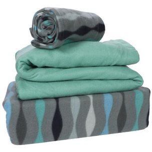 Sabana Andes Polar Estampada Ondas 1.5 Plaza