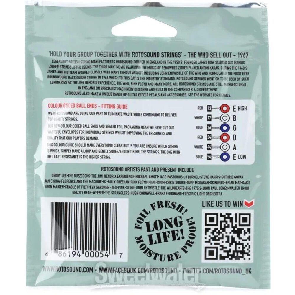 Set Guitarra El&eacute;ctrica Rotosound R13 image number 1.0