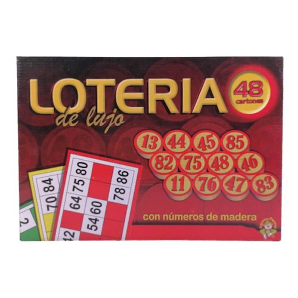 Juego Loteria De Lujo | Lota Bingo Clasico Numeros De Madera image number 6.0