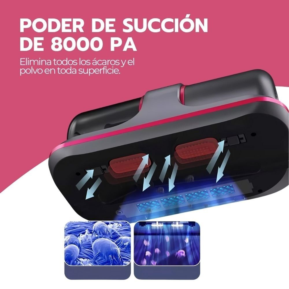 Aspiradora Inal&aacute;mbrica Eliminadora De &Aacute;caros Al Vac&iacute;o image number 4.0