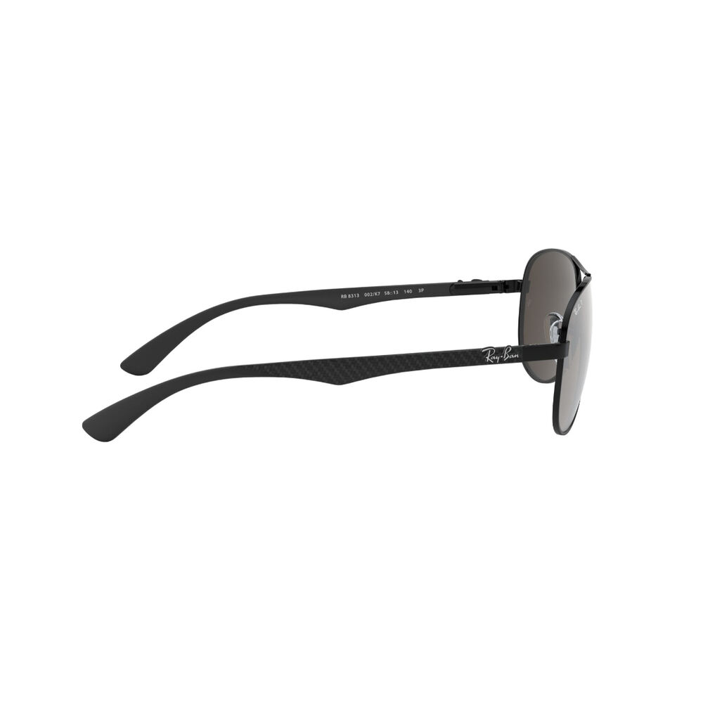 Lentes De Sol Negro Espejados Polarizados Ray-ban image number 9.0