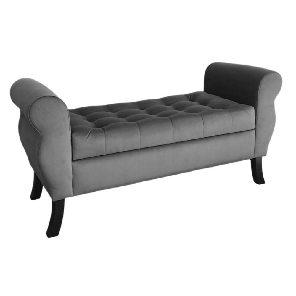 Banqueta Baul Diva Color Gris Oscuro image number 2.0