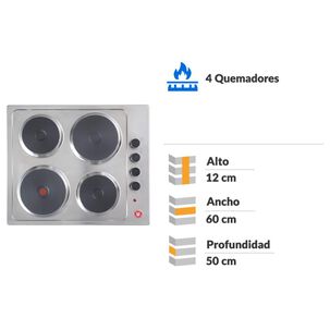 Encimera Eléctrica Ursus Trotter UT Prime E4P / 4 Quemadores