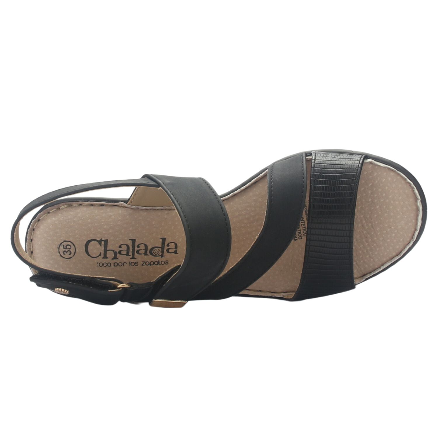Sandalia Mujer Chalada Notina-1 Negro Casual image number 4.0