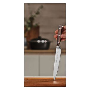 Cuchillo Century Wood Hoja Acero Inoxidable Utility Tramontina 8 Pulga