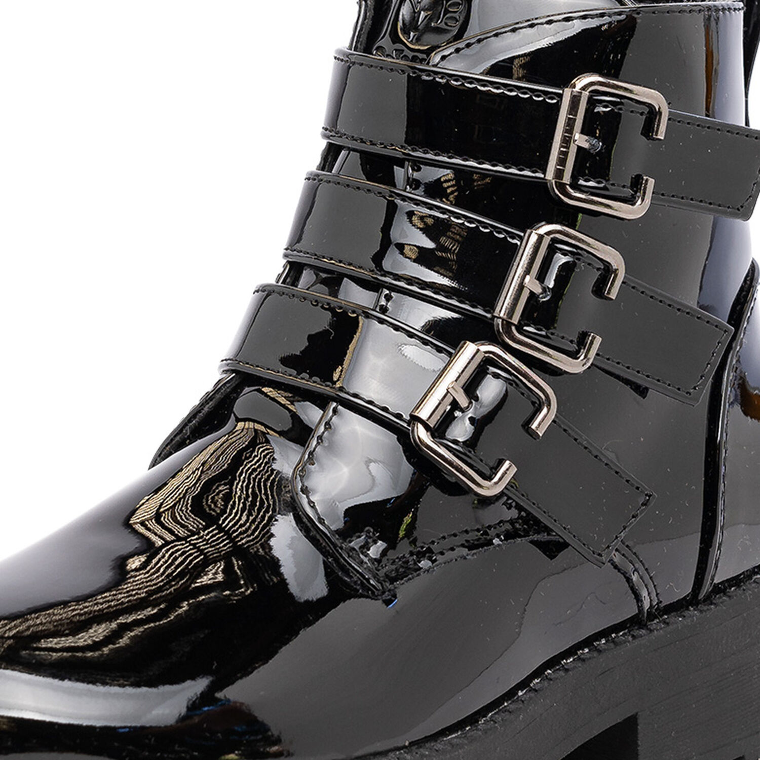 Botin Yeni Negro Charol Bamboo image number 4.0
