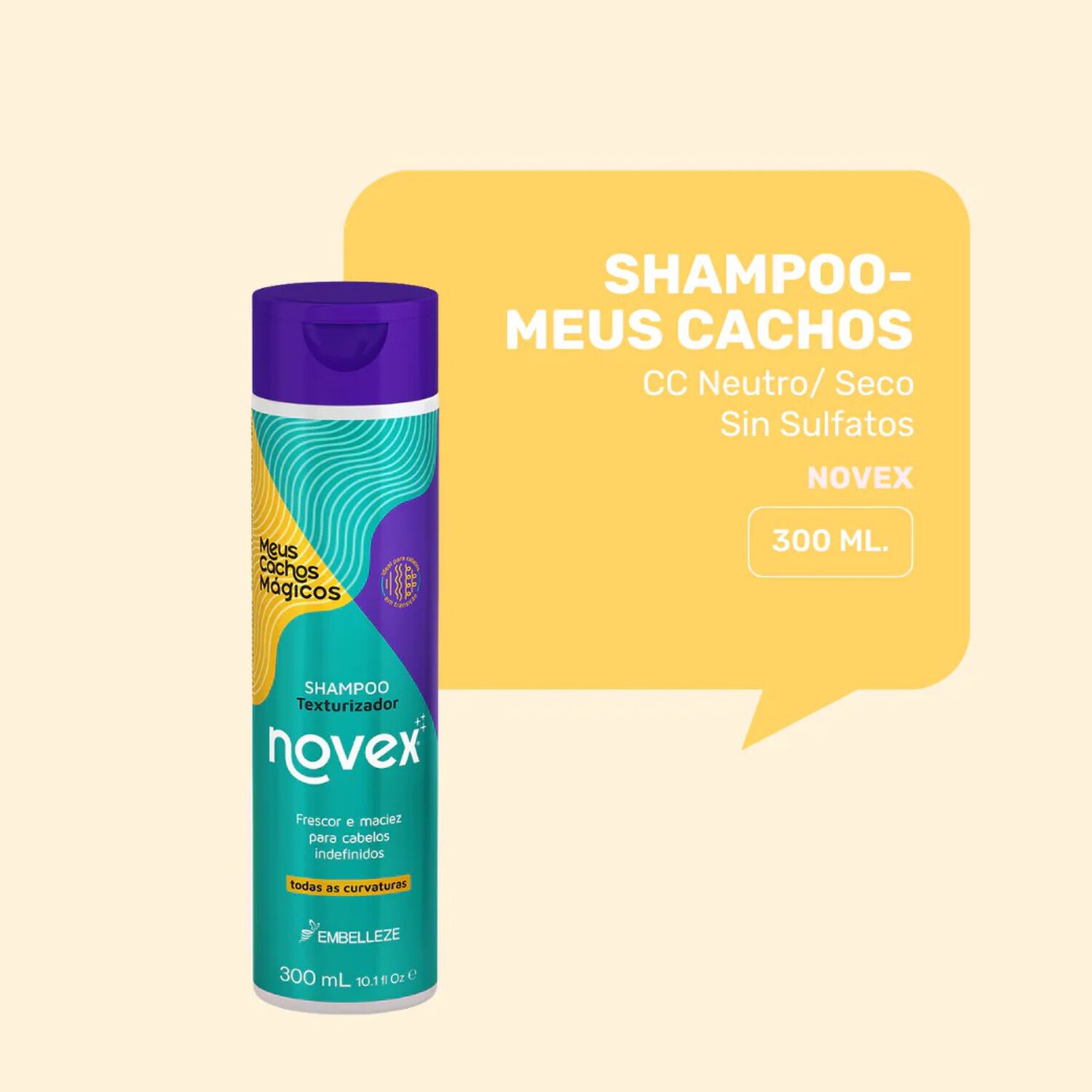 Shampoo Meus Cachos Magicos 300ml Novex image number 2.0