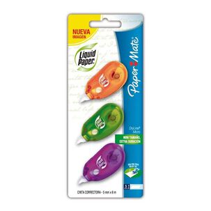 Corrector Cinta Dry Line Mini Tjx3 Paper Mate