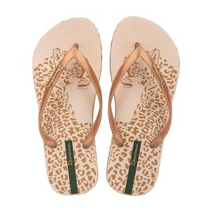 Sandalia Mujer Beige/oro Animal Chic Ipanema