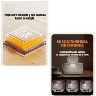 Calentador De Toallitas H&uacute;medas Con Luz Apex Lubabycas