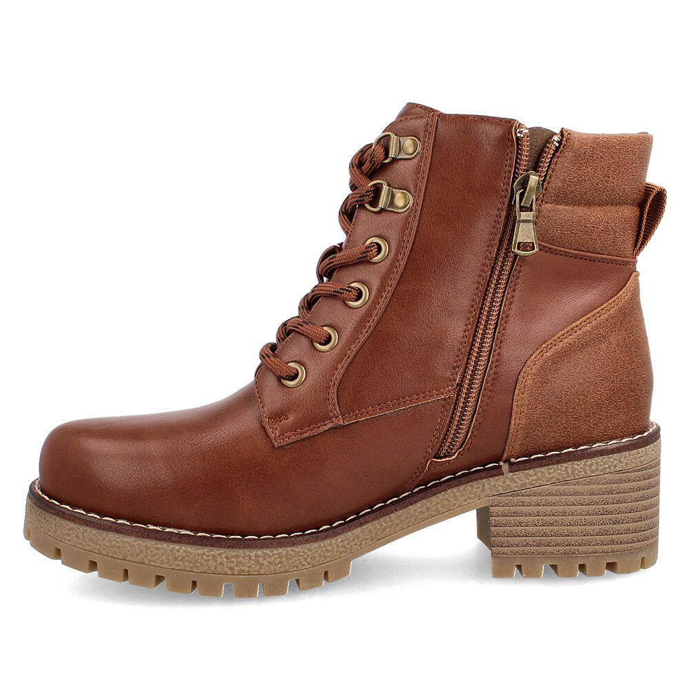 Bot&iacute;n Mujer Bata Cristi Caramel image number 4.0