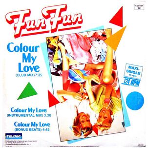 Fun Fun - Colour My Love | 12" Maxi Single Usado