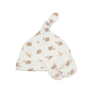Conjunto Gorro Y Mitones Reci&eacute;n Nacido Baby