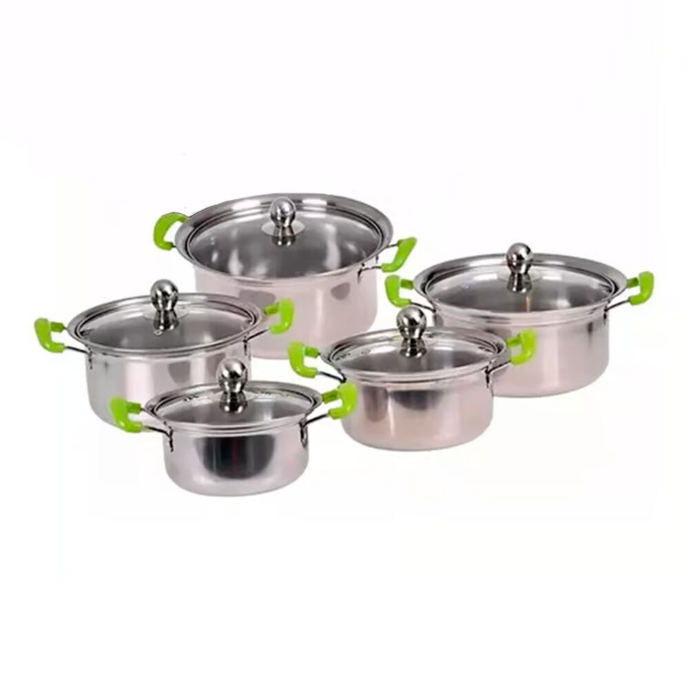 Set De 5 Ollas Acero Inoxidable Cocina Vers&aacute;til Y Duradera image number 2.0