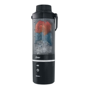 Licuadora Port&aacute;til Mini Juguera Recargable Usb Gomax 590 Ml Oster Negra