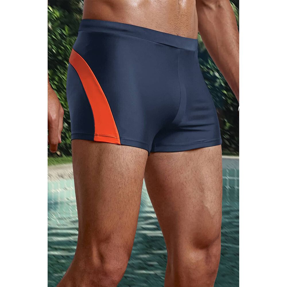 Hip Gris Short Traje De Ba&ntilde;o El&aacute;stico Sexy Hombre Gloriahoon image number 2.0
