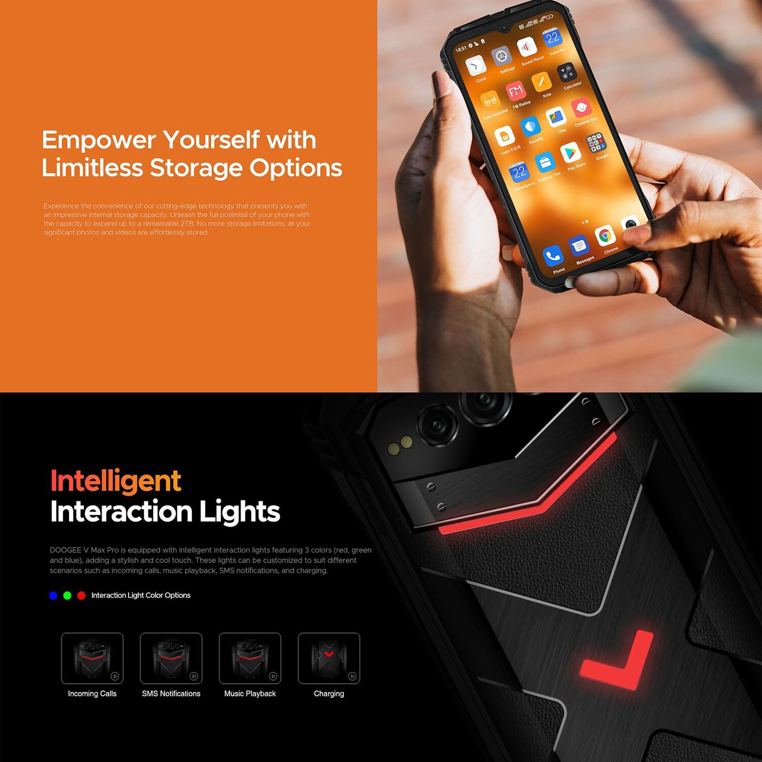 Doogee V Max Pro - Smartphone Rugged 108 Mp, Bater&iacute;a 22.000 Mah, Pantalla 120 Hz image number 6.0