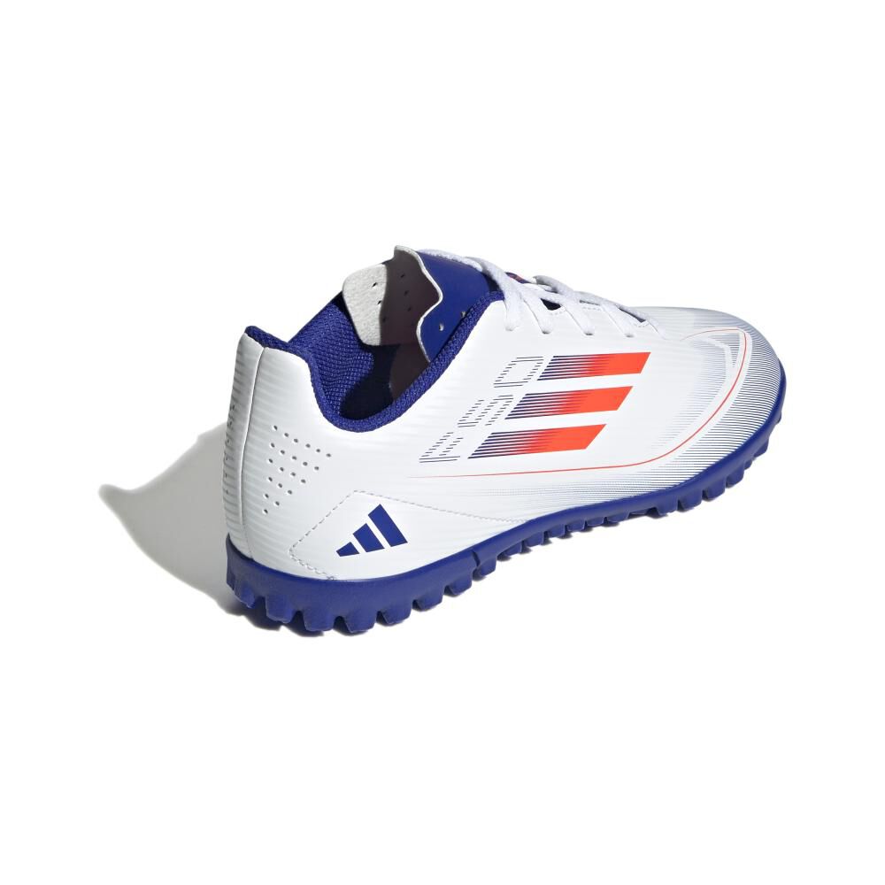 Zapatilla Fútbol Niño Adidas F50 Club Tf Blanco/azul image number 2.0