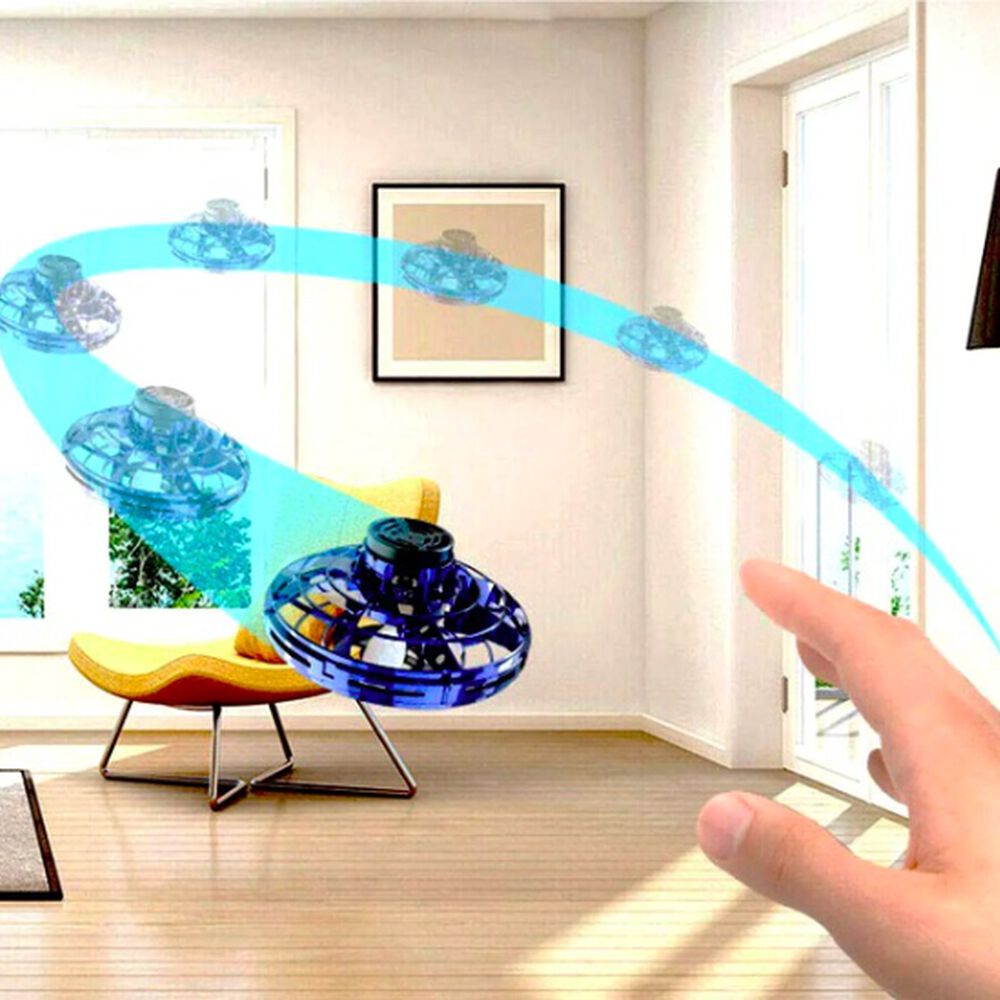 Mini Drone Juguete Volador Azul image number 5.0