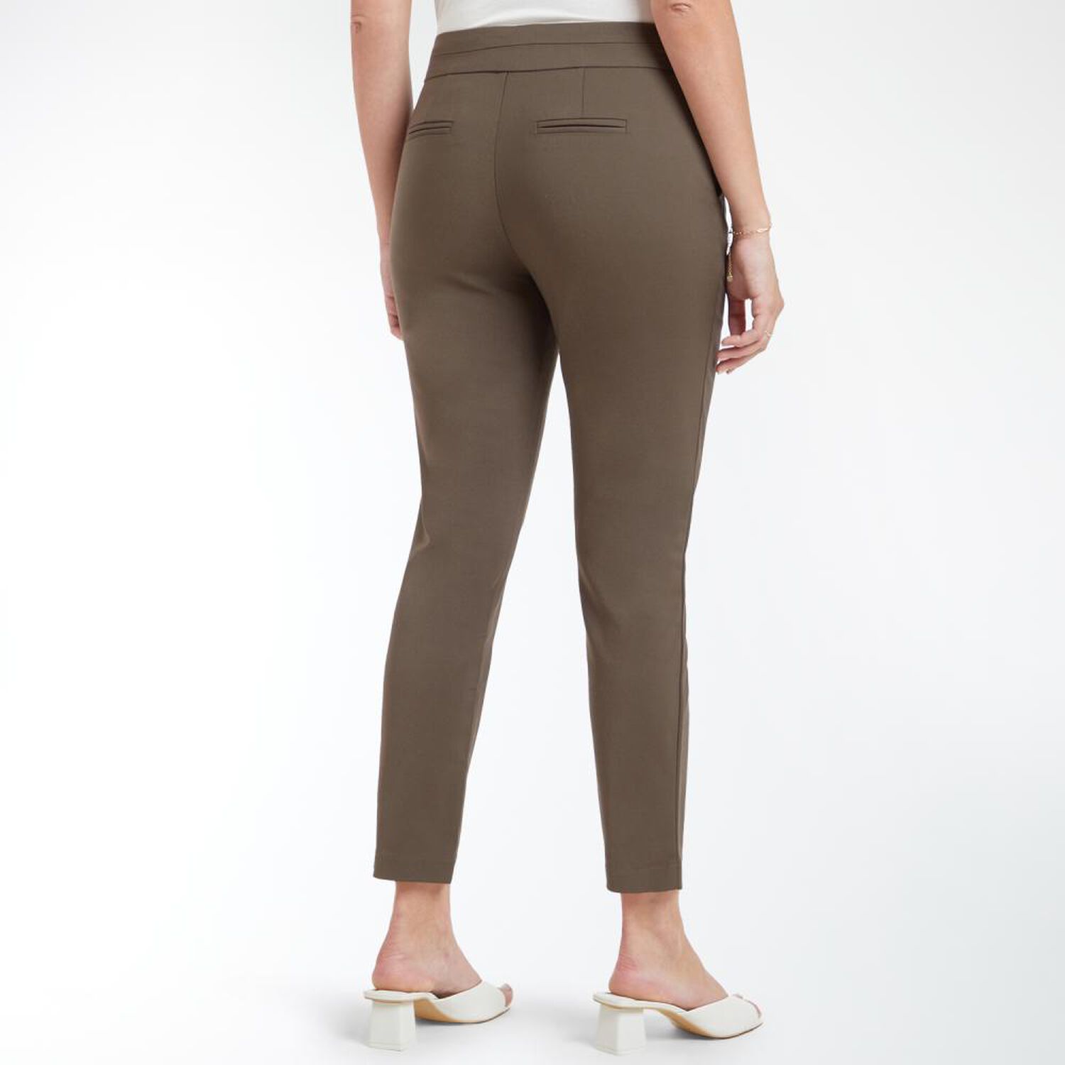 Pantal&oacute;n De Vestir Tiro Medio Slim Mujer Kimera image number 3.0