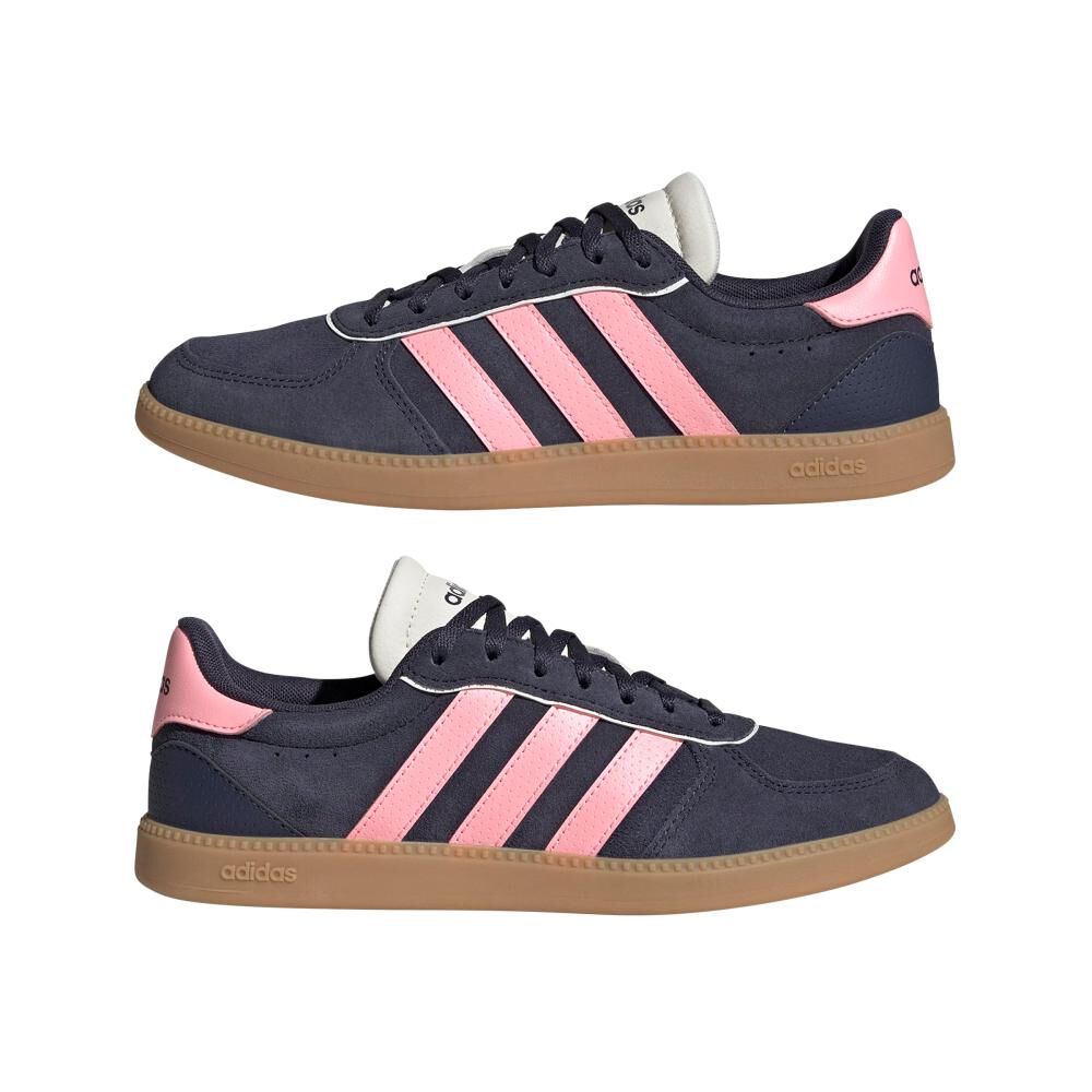 Zapatilla Urbana Mujer Adidas Breaknet Sleek Azul image number 3.0