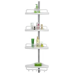 Organizador Esquinero Ducha Ba&ntilde;o Multiuso 4 Pisos Ajustable