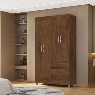Cl&oacute;set Vekkahome Ideal / 4 Puertas / 2 Cajones