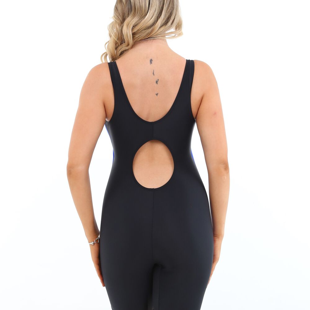 Traje De Baño Deportivo Pierna Larga Azul image number 2.0
