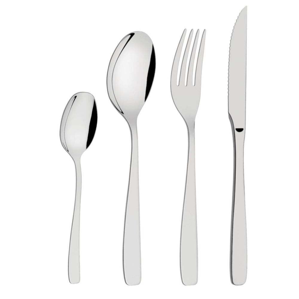 Juego De Cubiertos Tramontina 24 Piezas L&iacute;nea Cosmos Acero Inoxidable image number 2.0