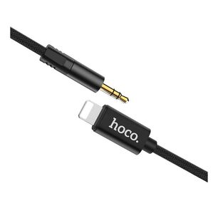 Cable Audio Lightning A Jack 3,5 Mm Auxiliar Negro Iphone