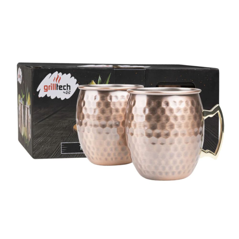 Mug Copper 600ml 2un Grilltech image number 0.0