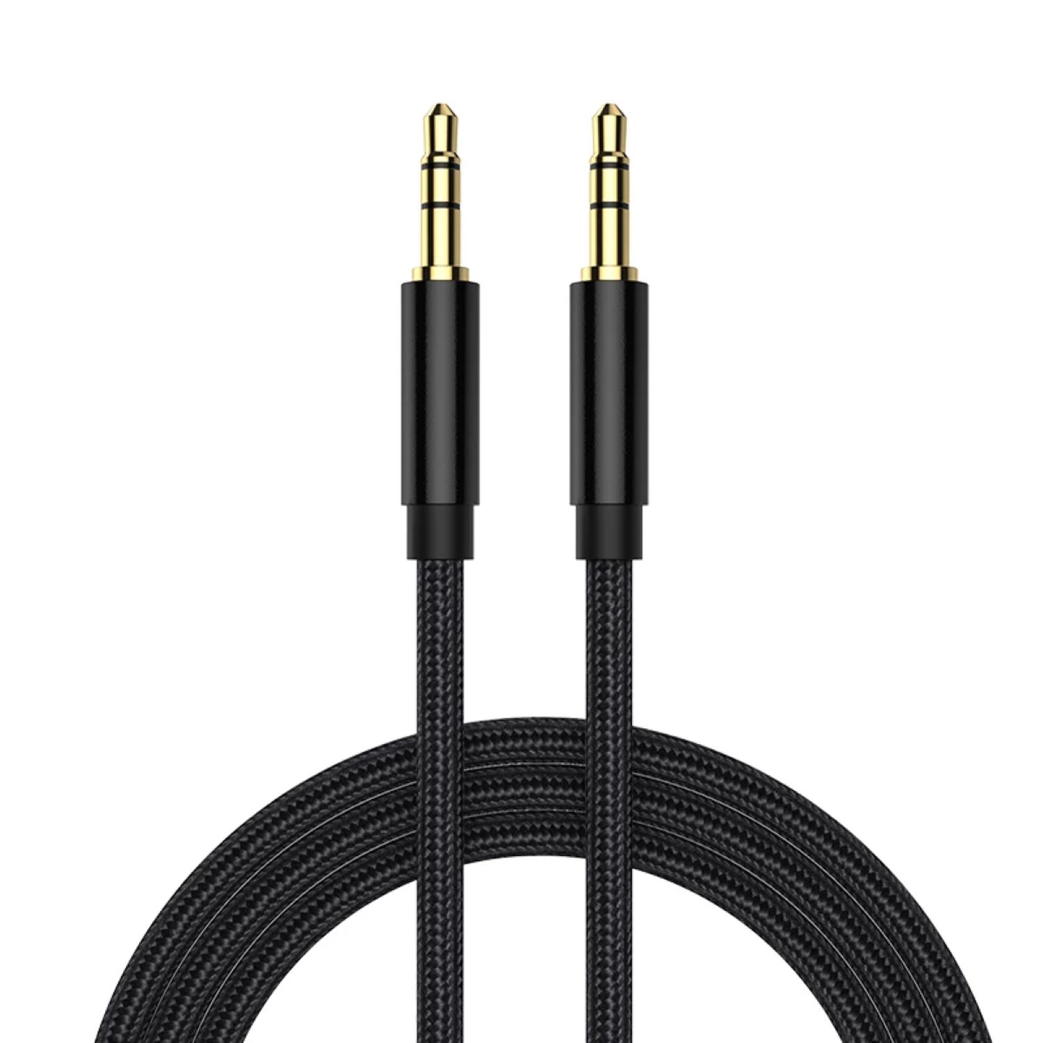 Cable De Audio Premium 1x1 Acordonado Con Textil 1.8m Hifi image number 0.0