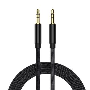 Cable De Audio Premium 1x1 Acordonado Con Textil 1.8m Hifi