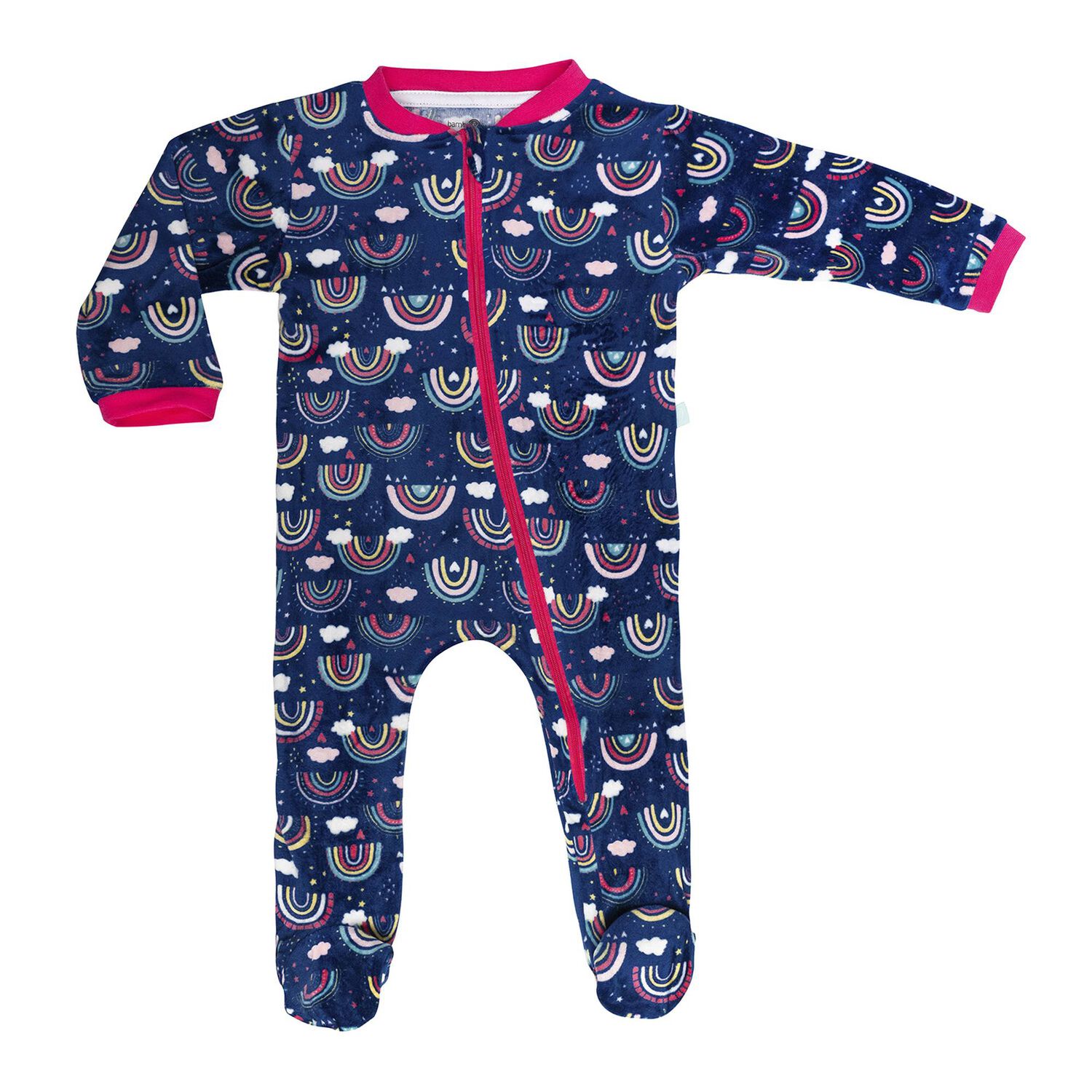 Piezas Pijama Suavecito Bambino Creations Arcoiris Azul image number 1.0