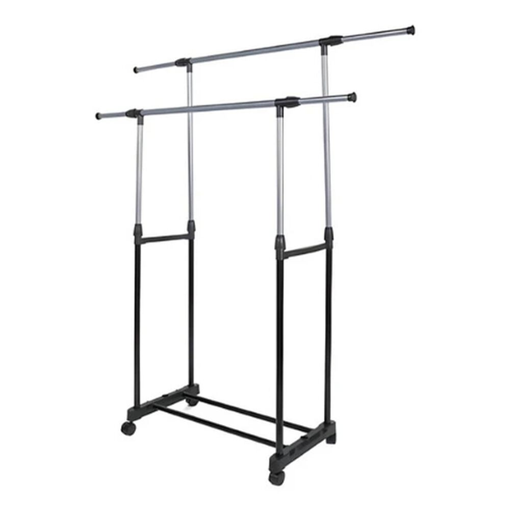 Tendedero Alargable Largo Ajustable Con Ruedas Para Ropa image number 0.0
