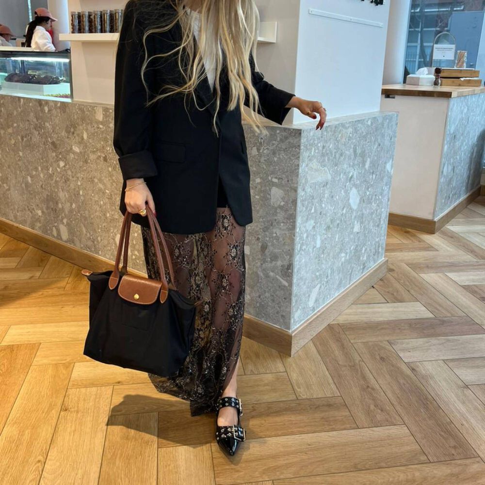 Ballerinas Negro Mujer Casuales Chalada Slik-1 image number 10.0