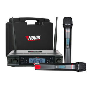 Micr&oacute;fono Doble Inal&aacute;mbrico Novik Unk 660